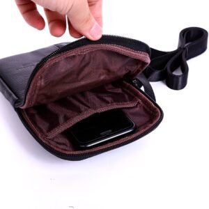 Bolsa Transversal Artesanal Couro Legítimo