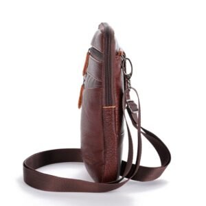 Bolsa Transversal Artesanal Couro Legítimo