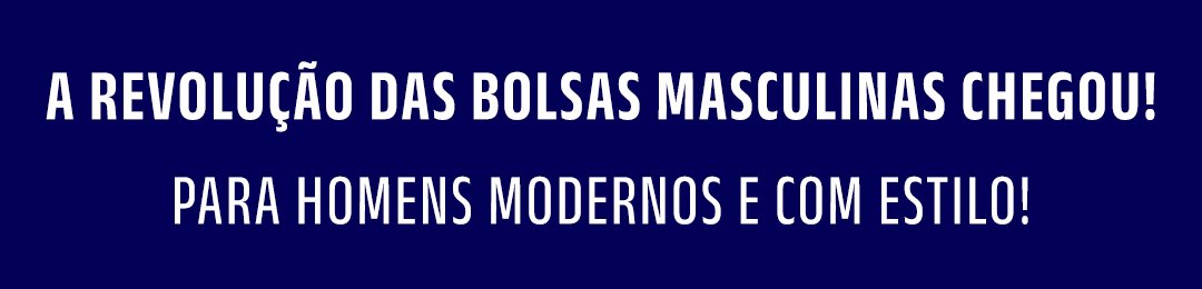Bolsa Masculina de Couro Multifuncional Clube Boss