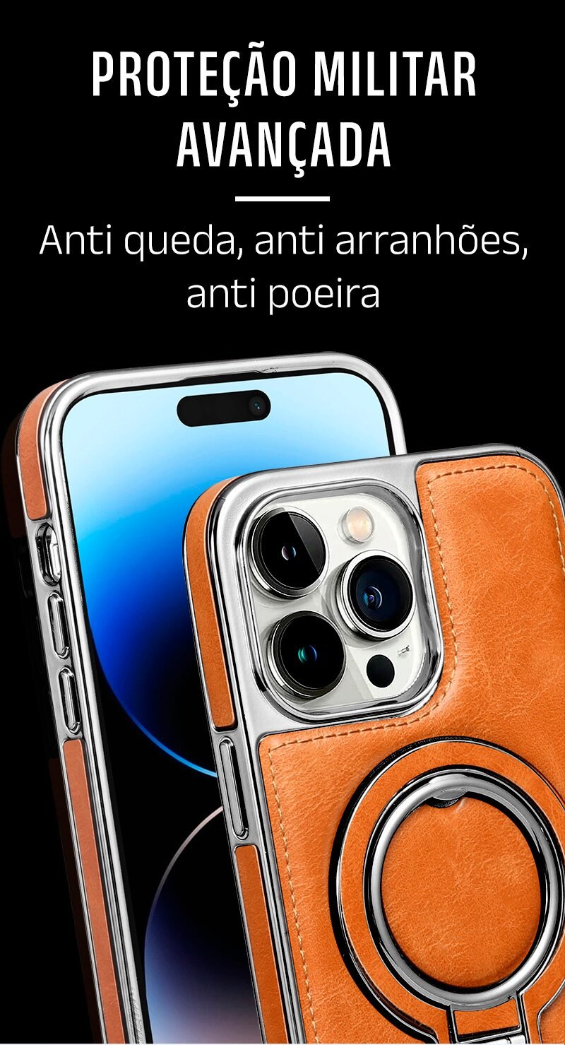 Capinha iphone couro
