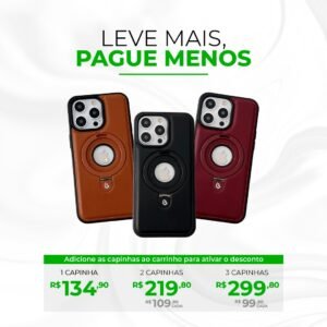 Capinha Iphone em Couro Genuíno - Clube Boss
