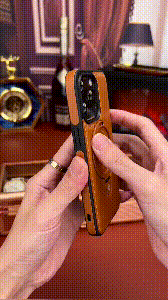 Capinha iphone couro