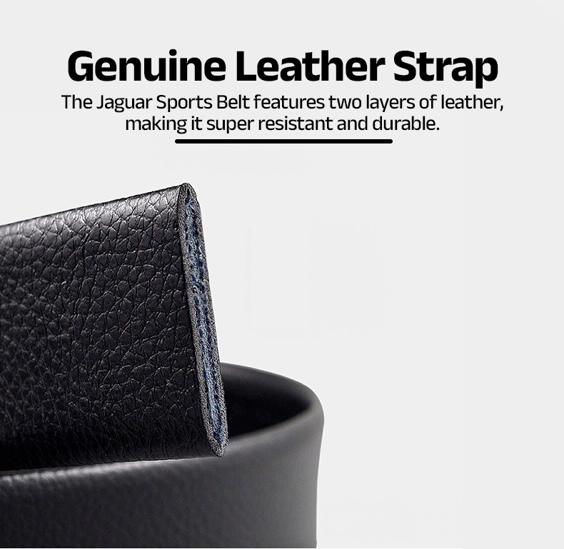 Genuine Leather Jaguar Sports Belt (Buy 1 Get 2) - Clube Boss