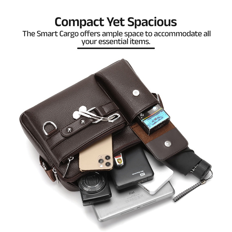 Genuine Leather Bag Smart Cargo - Clube Boss