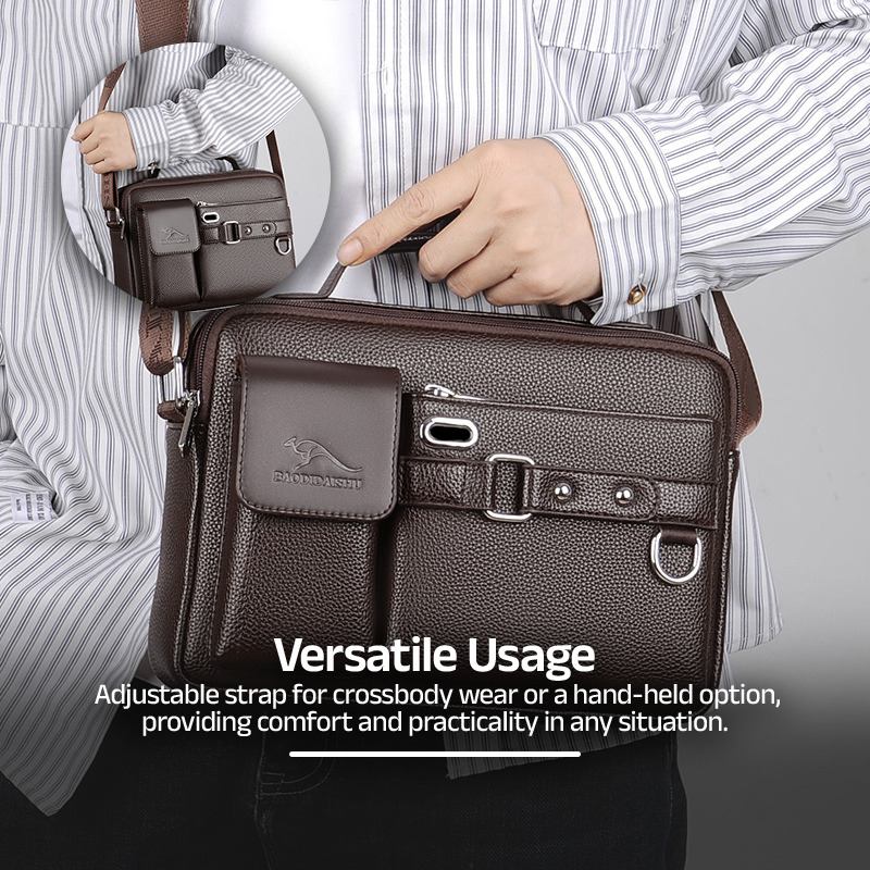 Genuine Leather Bag Smart Cargo - Clube Boss