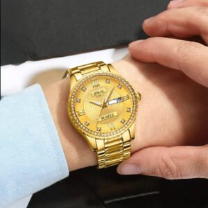 Men’s Watch Golden Rich - Clube Boss