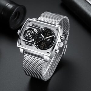Men’s Futuristic Matrix Watch - Clube Boss