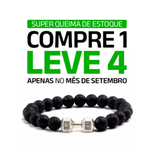 Bracelete Haltere (Compre 1 leve 4) - Clube Boss