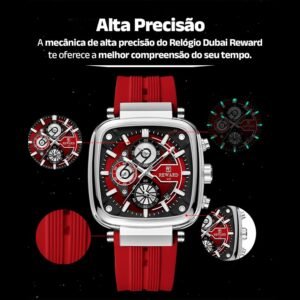 Relógio de Luxo Dubai Reward - Clube Boss