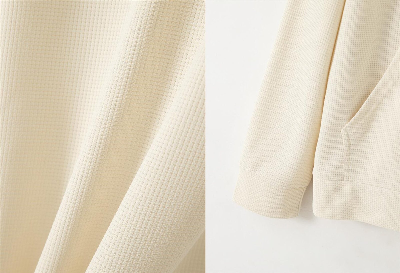 Details des Halb-Reißverschluss-Sweatshirts für Herren